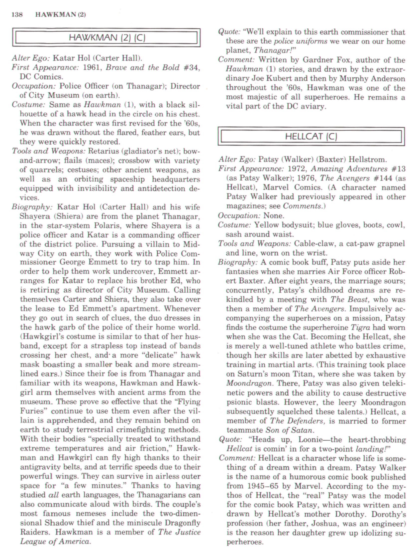 Read online The Encyclopedia of Superheroes comic -  Issue # TPB (Part 2) - 57