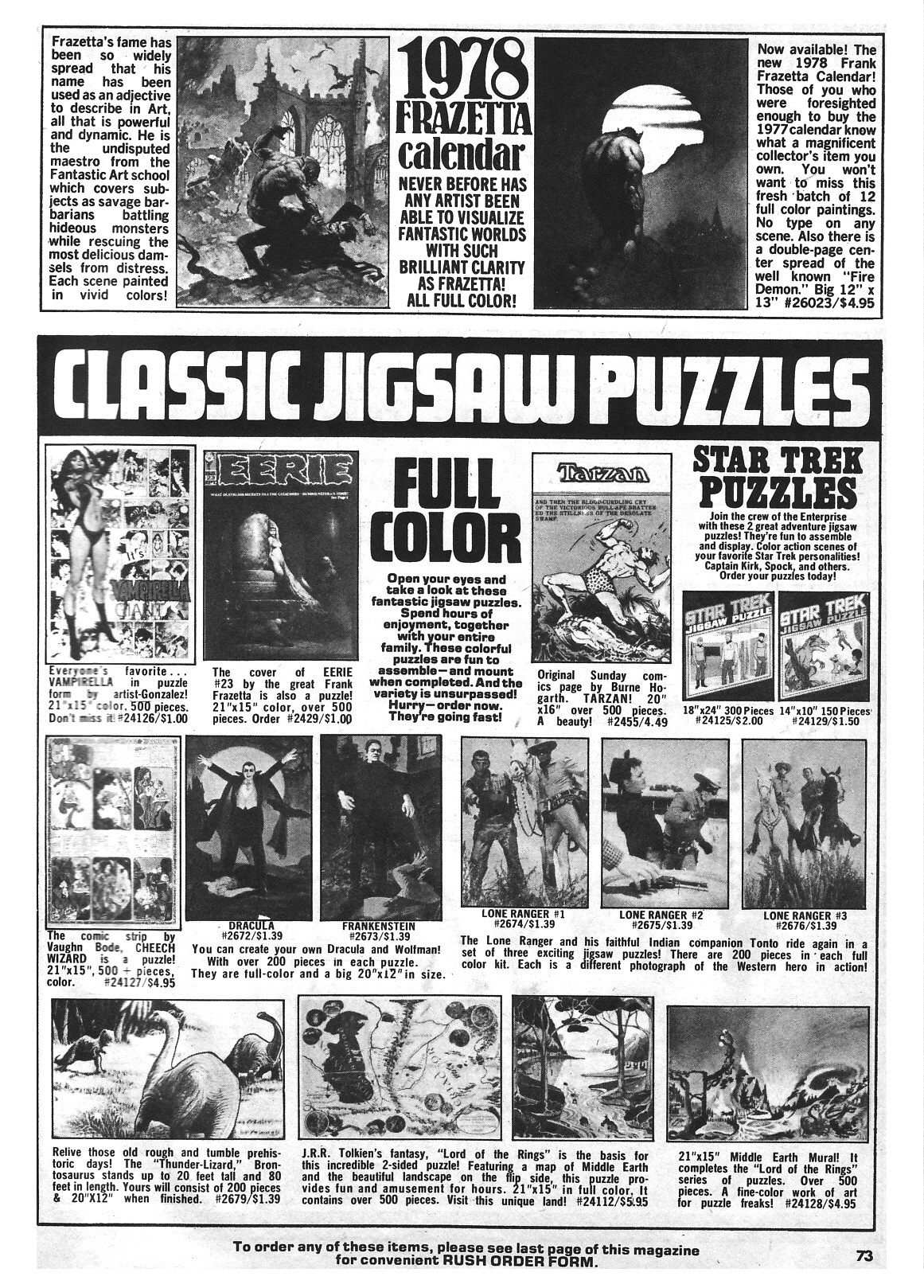 Read online Vampirella (1969) comic -  Issue #71 - 73