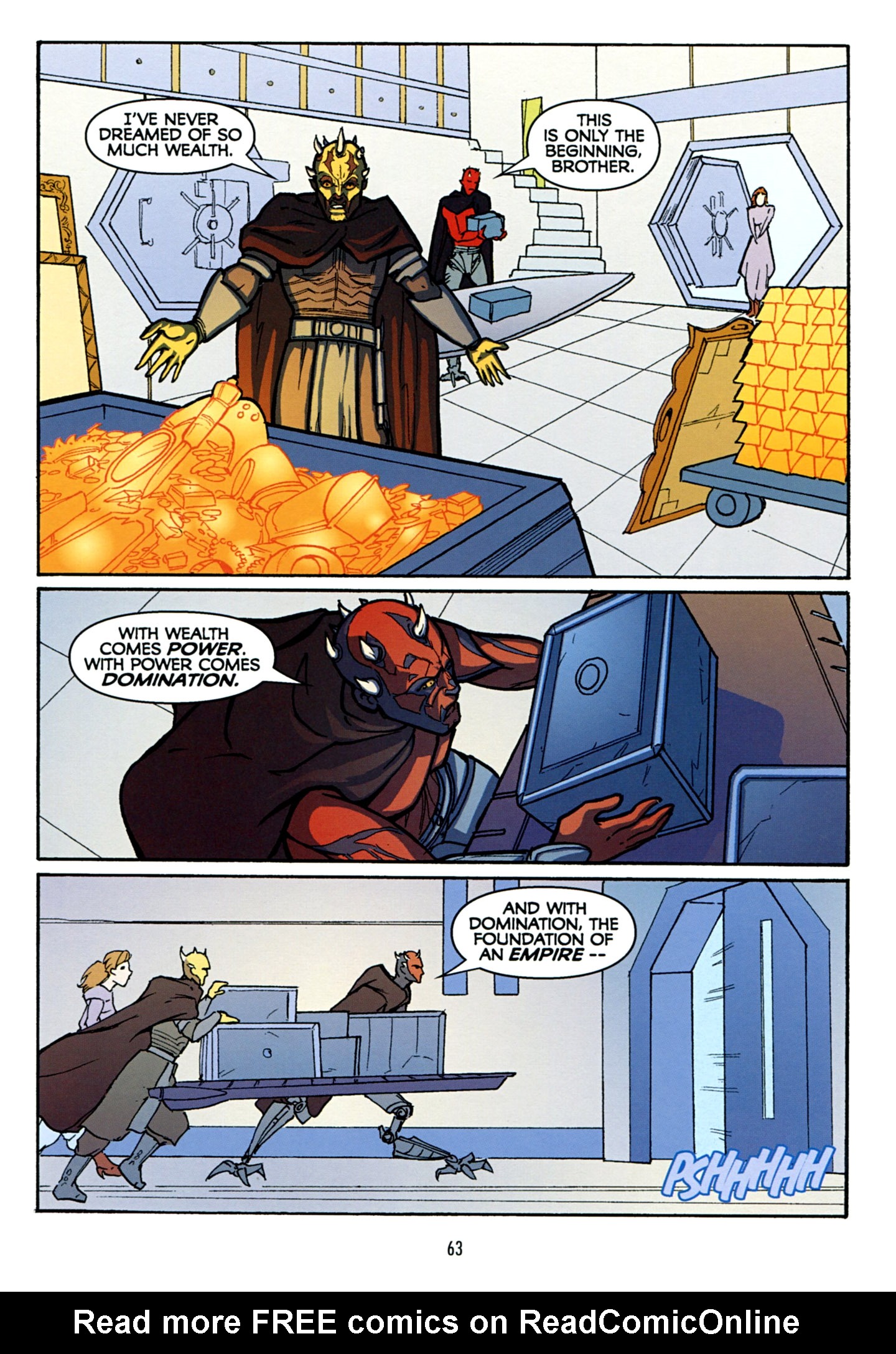 Read online Star Wars: The Clone Wars - The Sith Hunters comic -  Issue # Full - 64