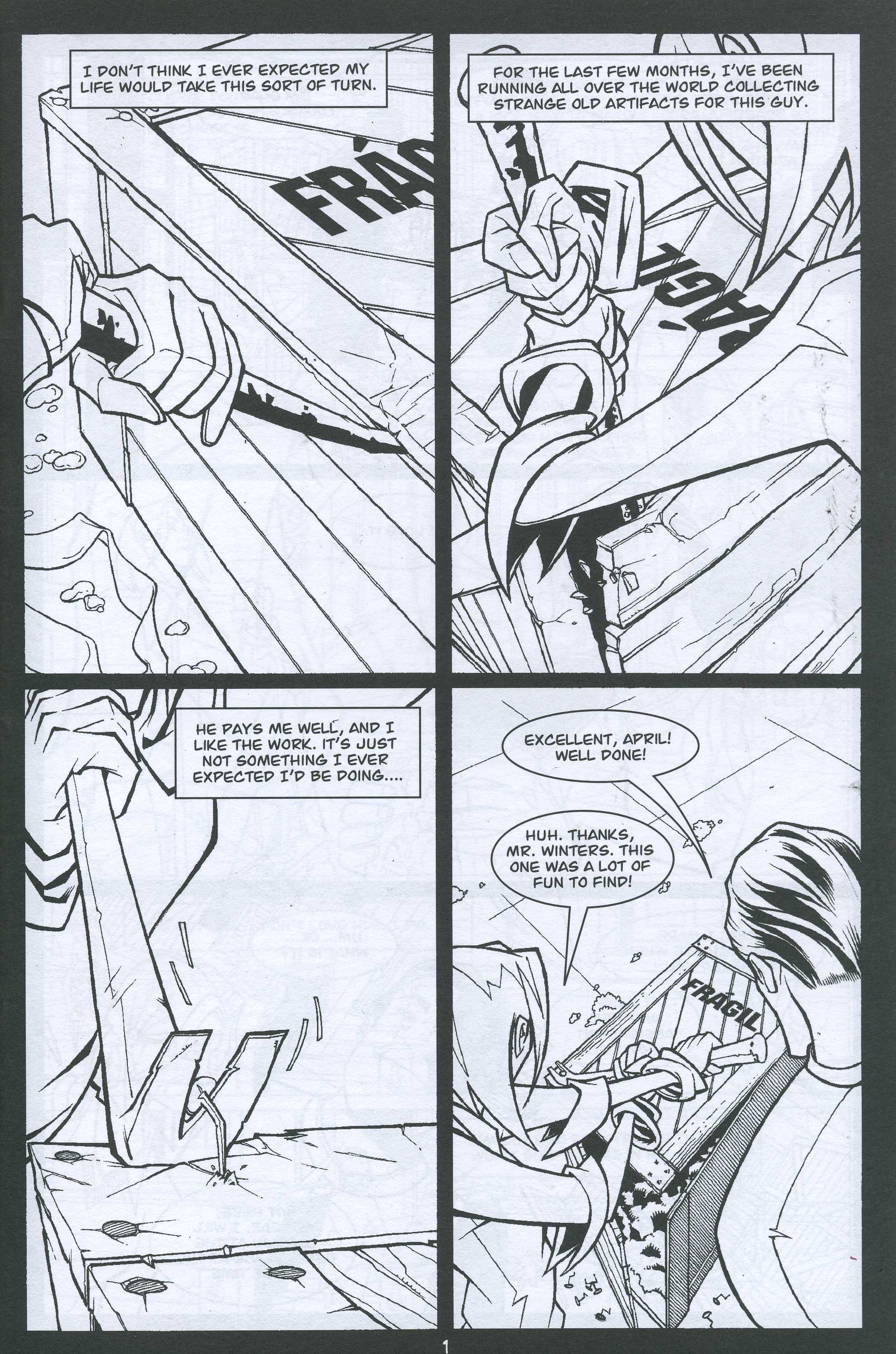 Read online TMNT Movie Prequel comic -  Issue #4 - 2