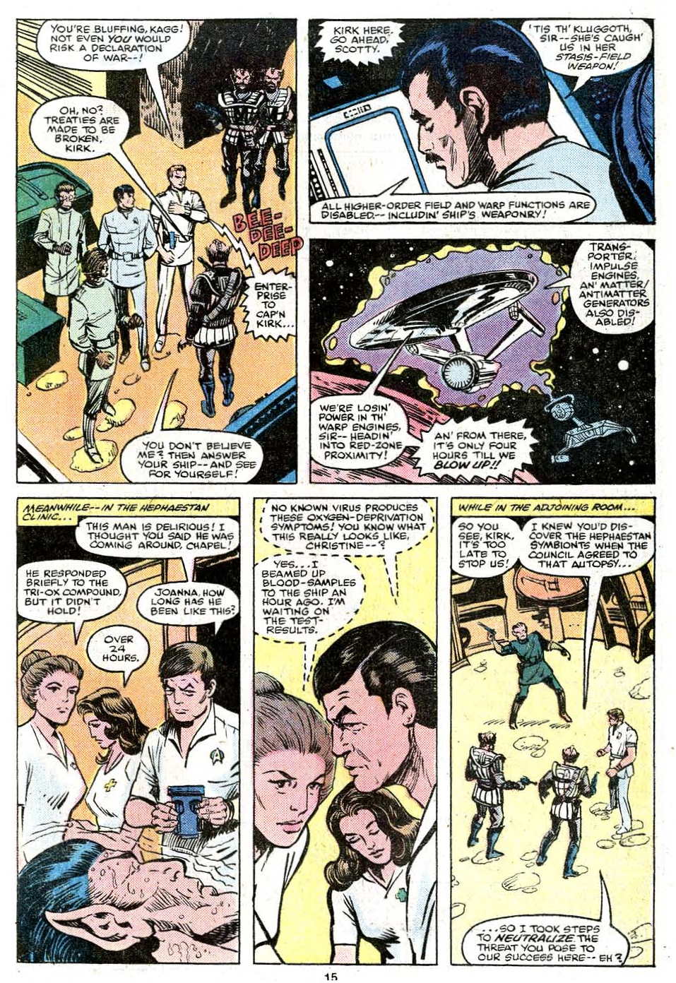 Read online Star Trek (1980) comic -  Issue #13 - 17