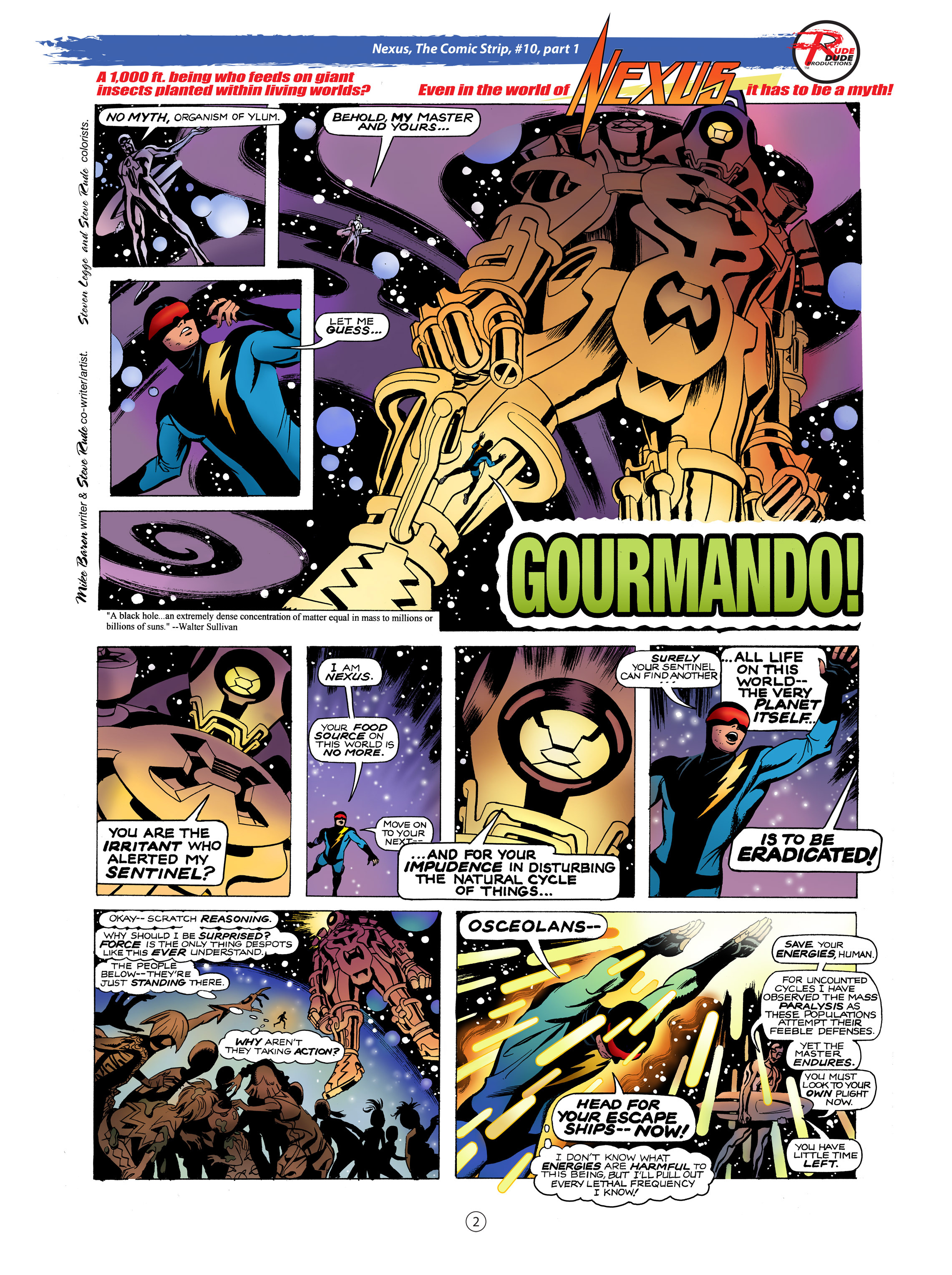 Read online Nexus: The Comic Strip comic -  Issue #3 - 2