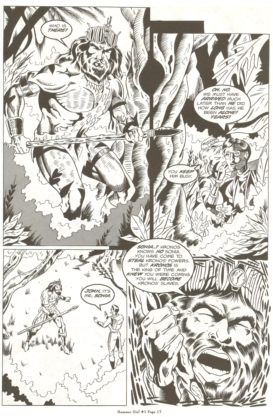 Read online Hammer Girl comic -  Issue #1 - 19