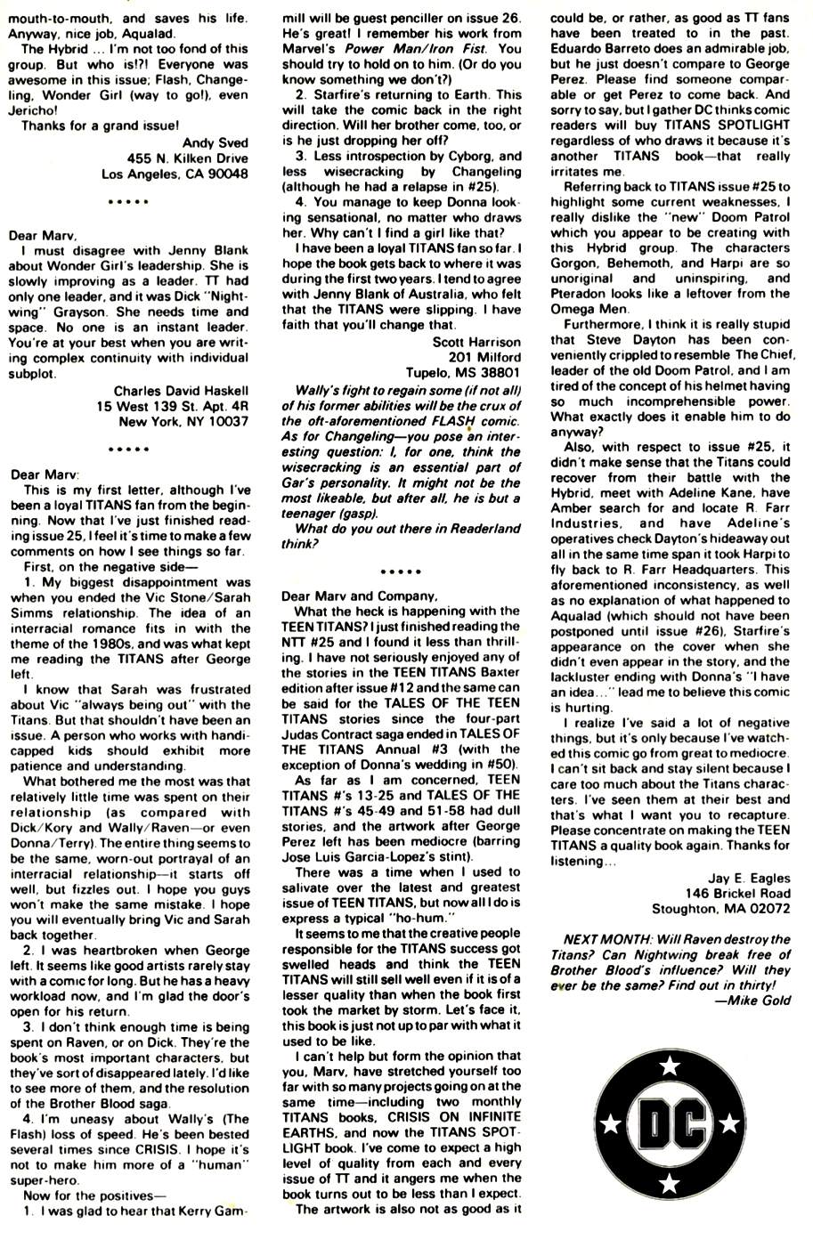 Read online Tales of the Teen Titans comic -  Issue #90 - 31