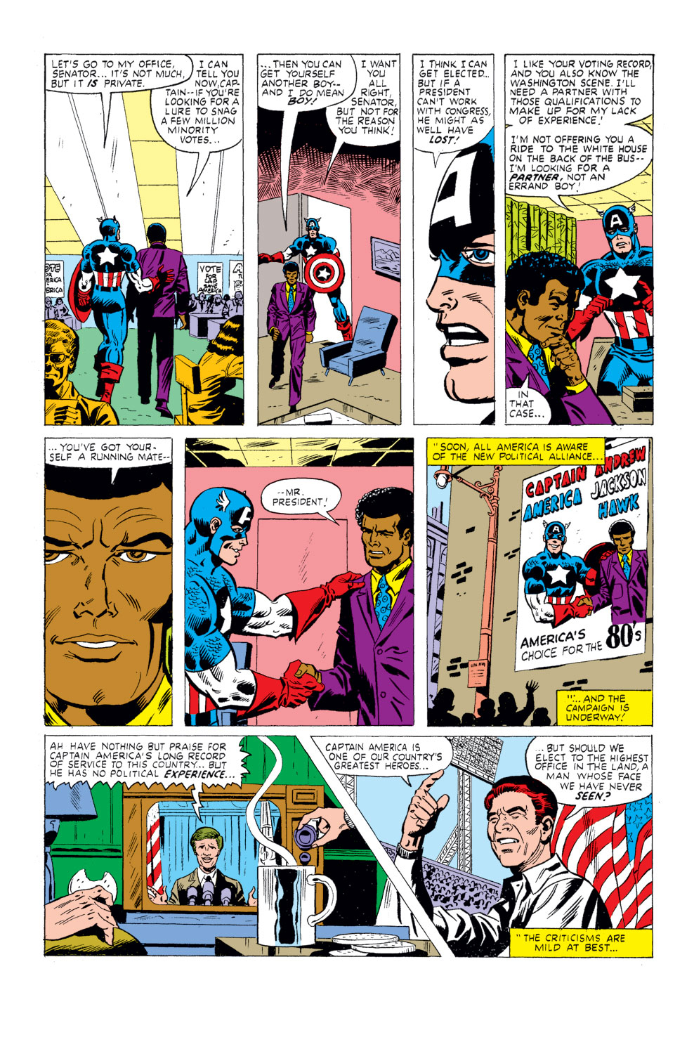 What If? (1977) issue 26 - Captain America had been elected president - Page 7