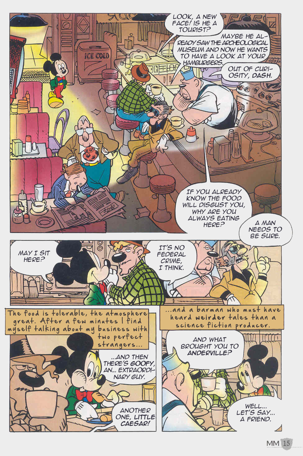 Read online Mickey Mouse Mystery Magazine comic -  Issue #0 - 15