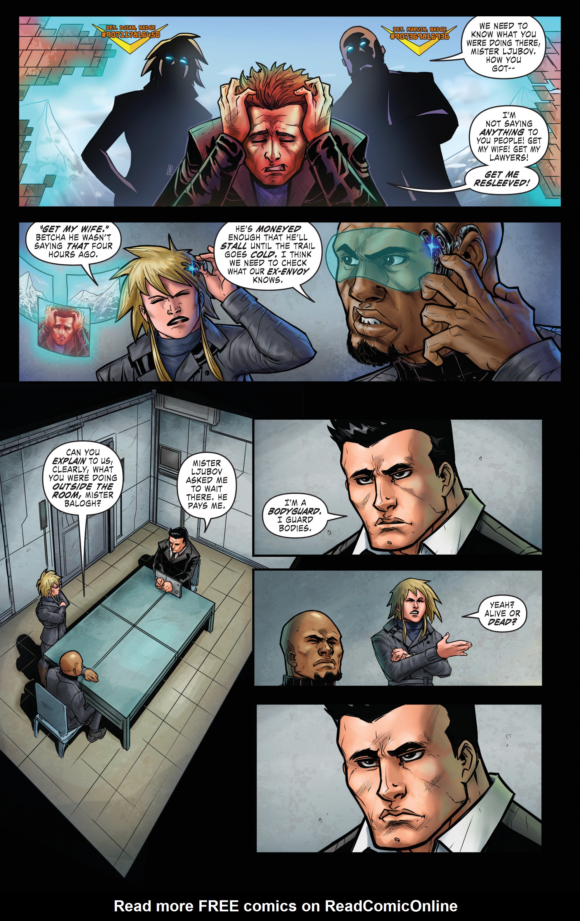 Read online Altered Carbon: Download Blues comic -  Issue # TPB - 17