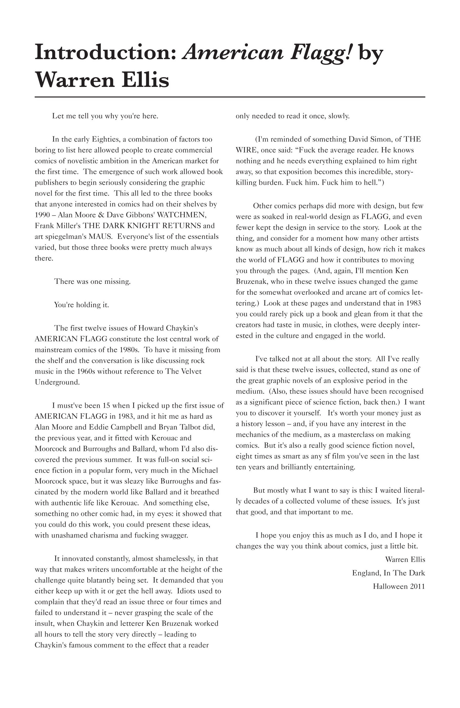 Read online American Flagg! comic -  Issue # _Definitive Collection (Part 1) - 5