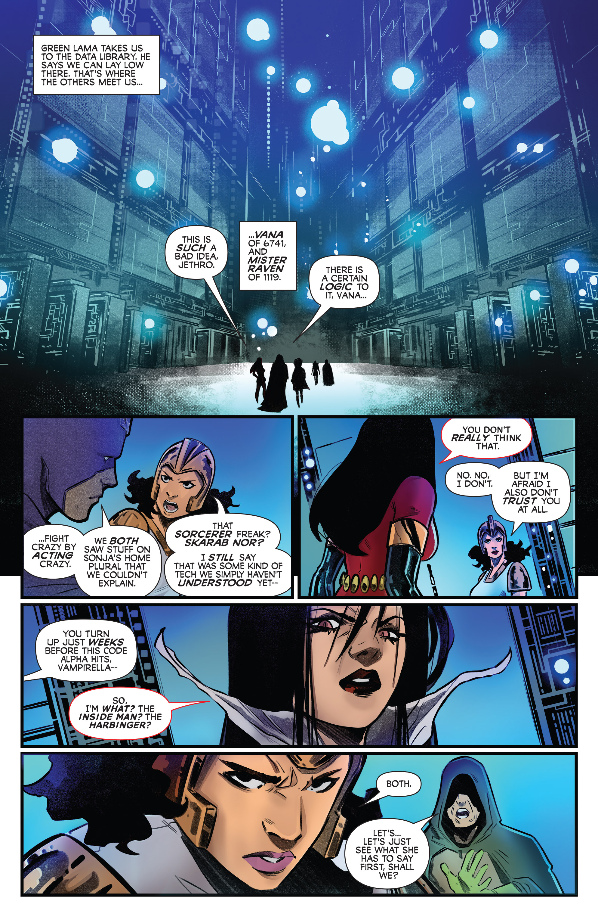 Read online Vampirella Vs. Red Sonja comic -  Issue #3 - 16