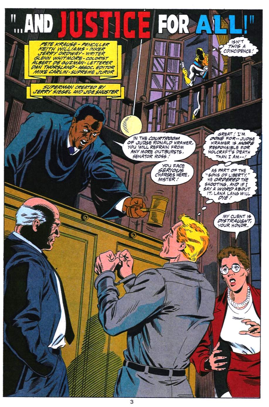 Read online Adventures of Superman (1987) comic -  Issue #492 - 4