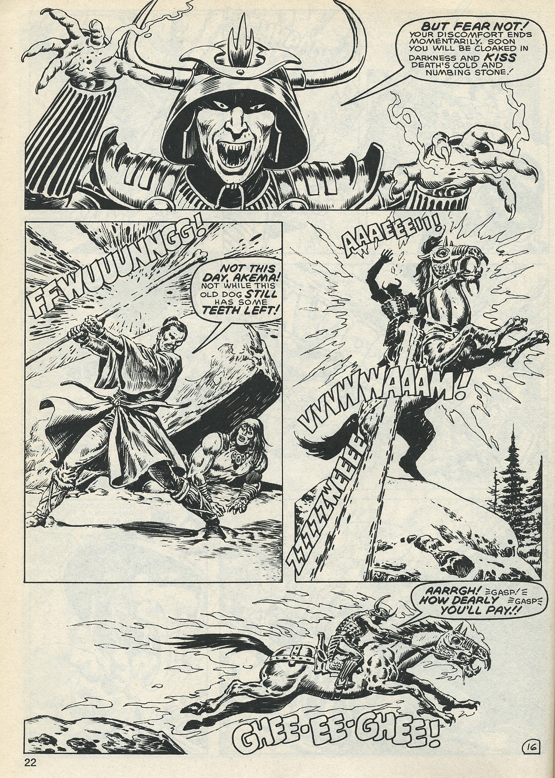 Read online The Savage Sword Of Conan comic -  Issue #132 - 22