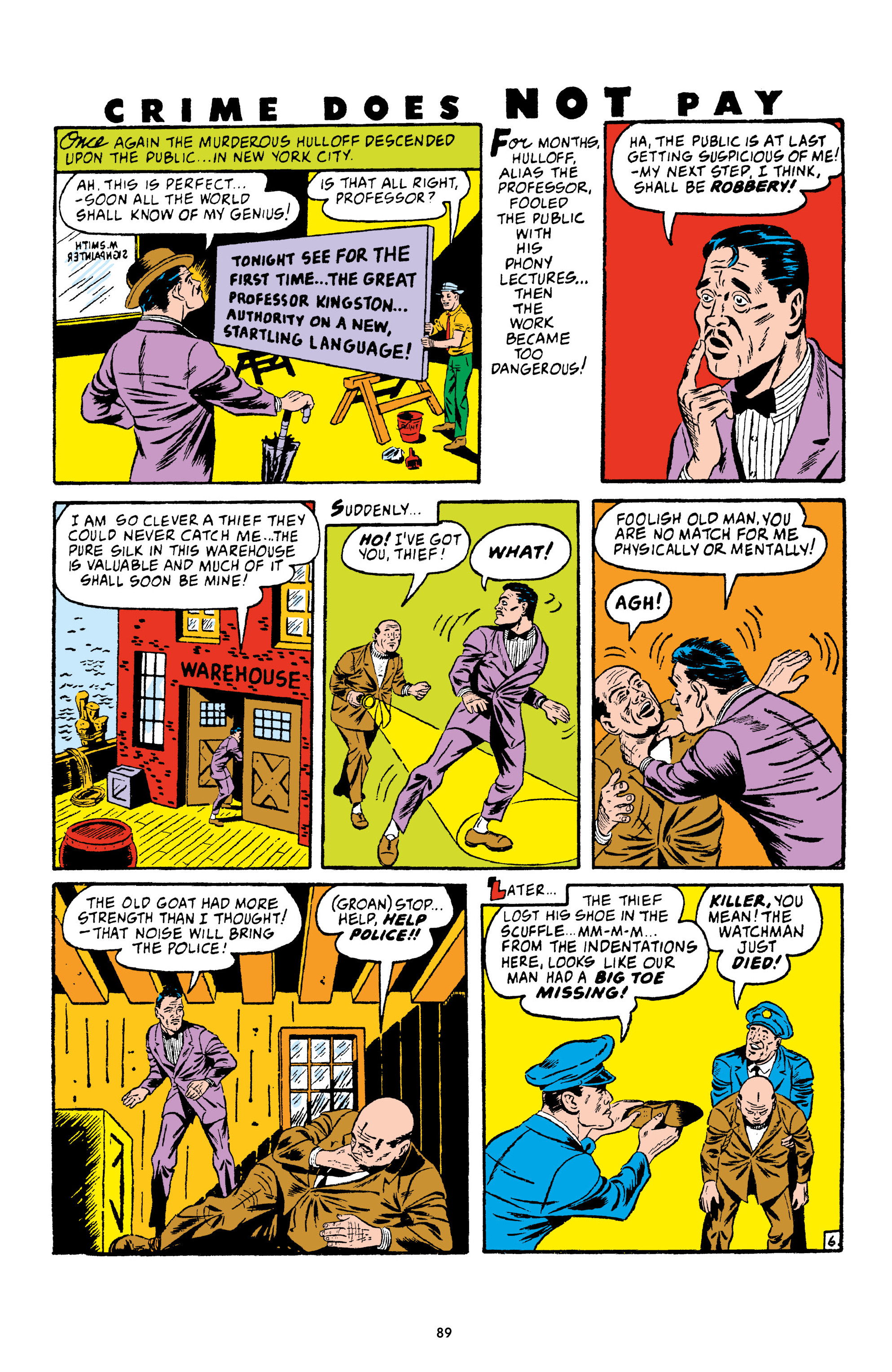 Read online Crime Does Not Pay Archives comic -  Issue # TPB 4 (Part 1) - 89
