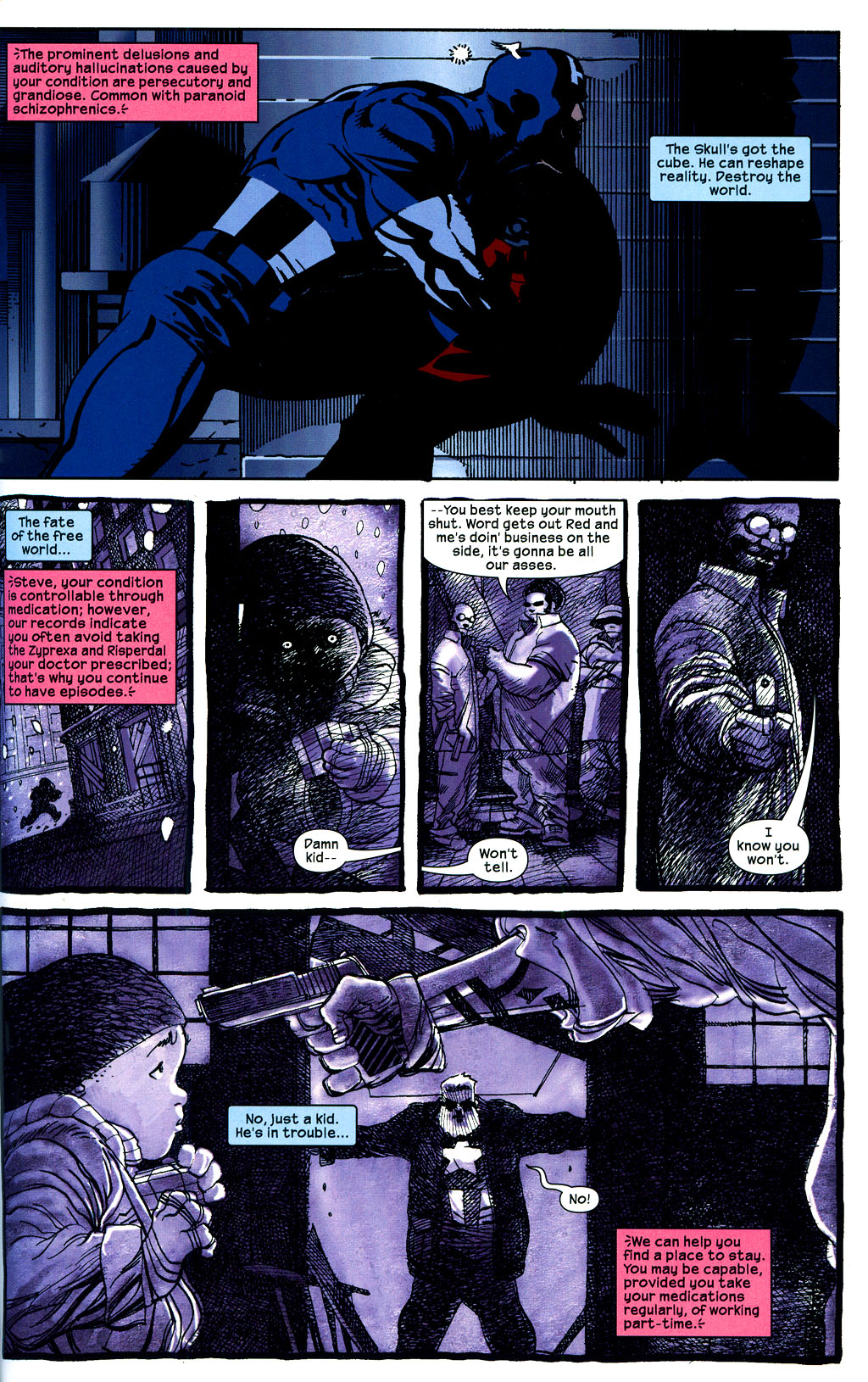 Read online Captain America: Red, White & Blue comic -  Issue # TPB - 87