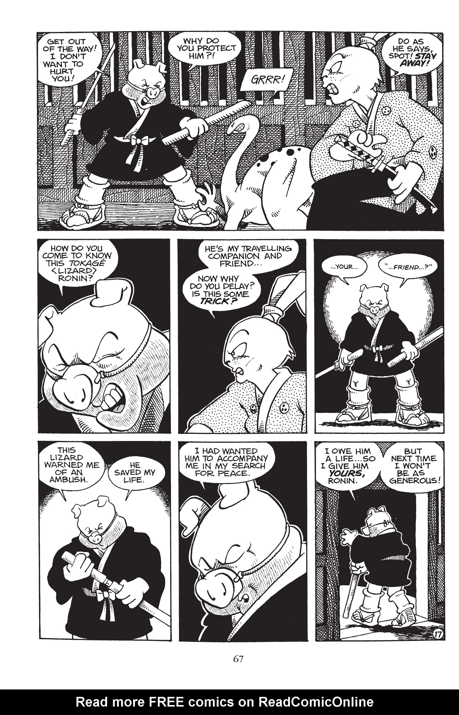 Read online Usagi Yojimbo (1987) comic -  Issue # _TPB 3 - 66