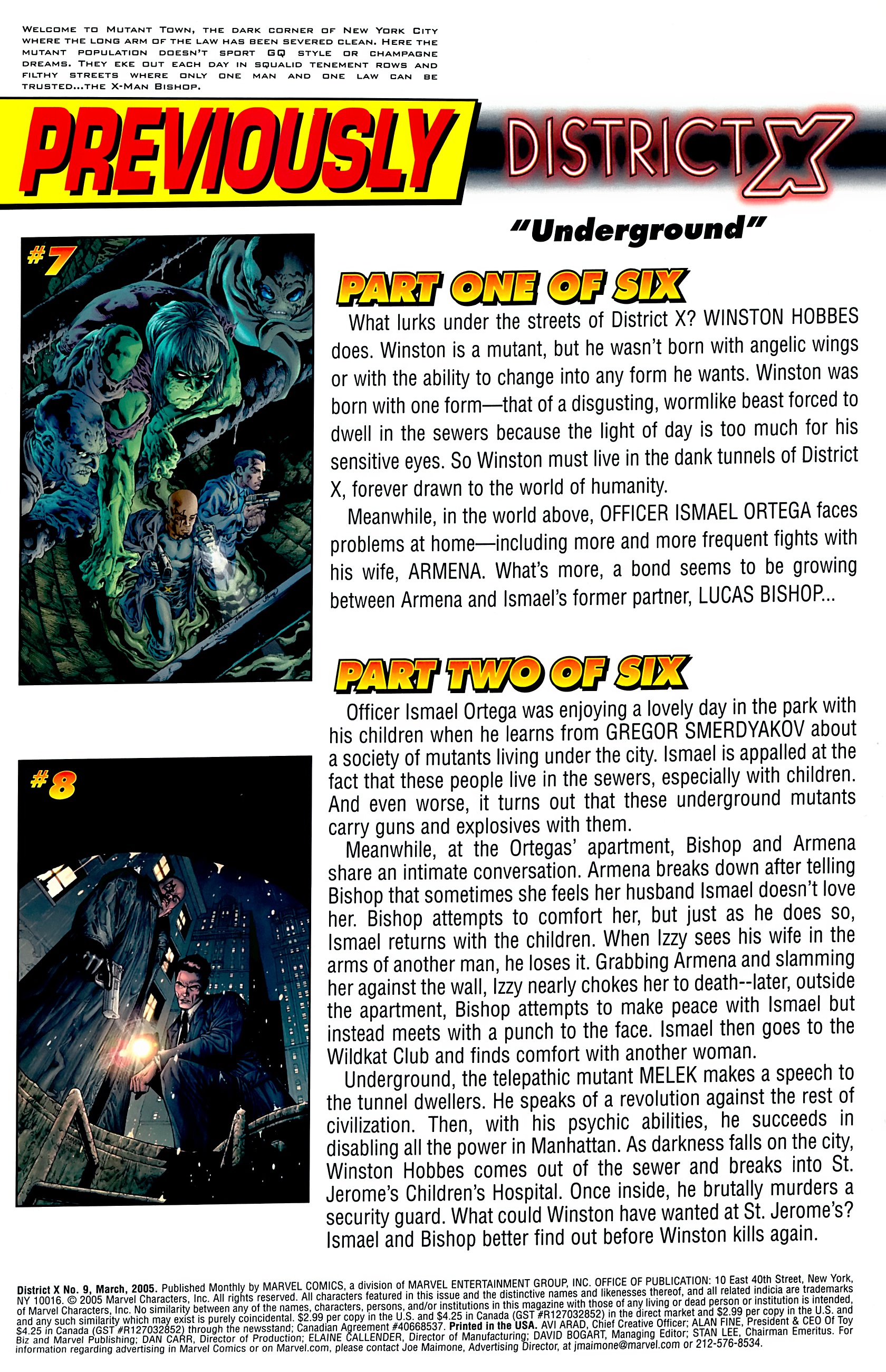 Read online District X comic -  Issue #9 - 2