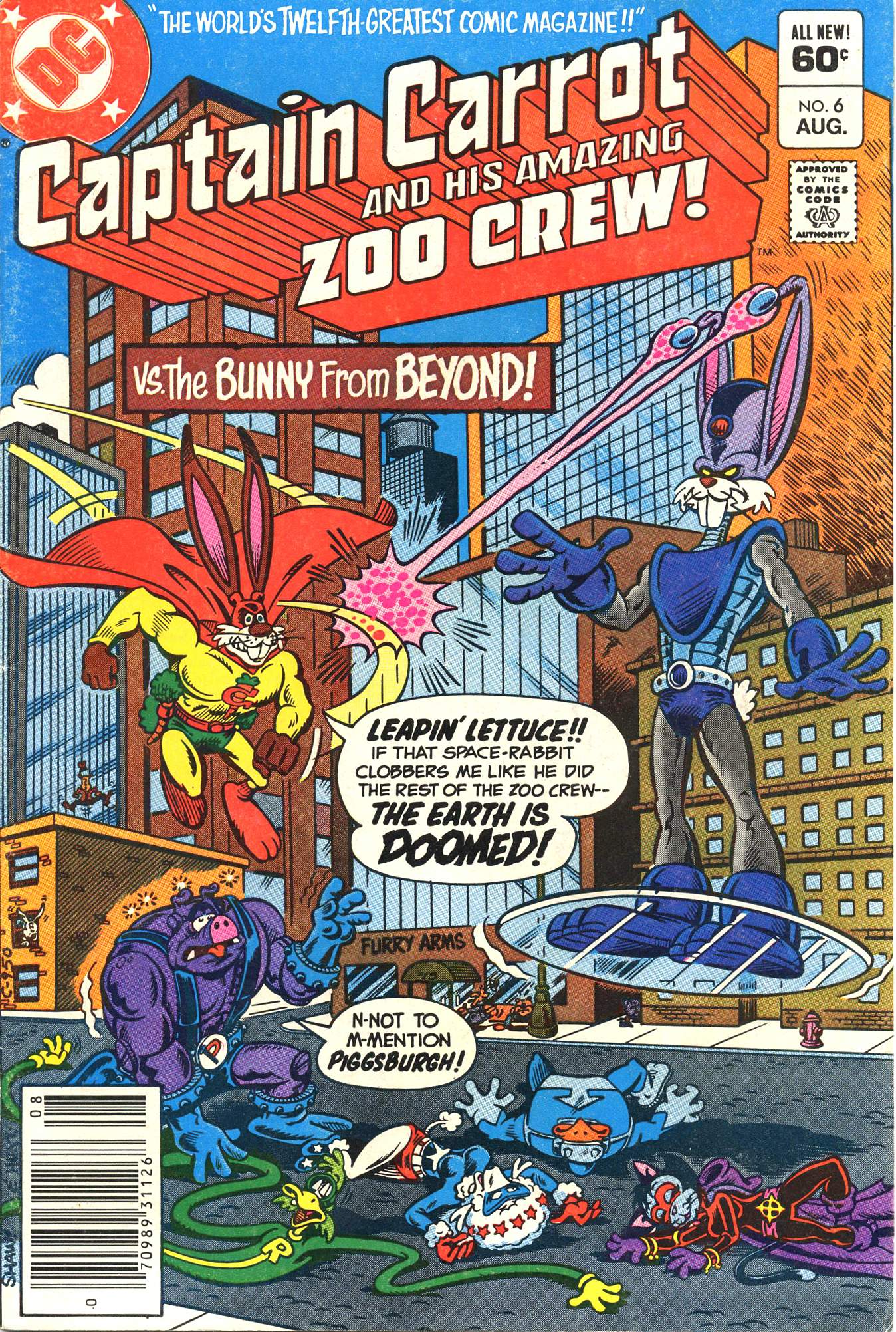Read online Captain Carrot and His Amazing Zoo Crew! comic -  Issue #6 - 1