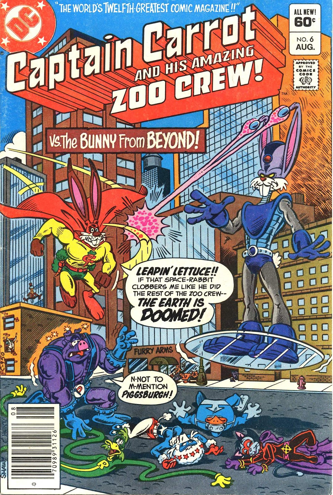 Captain Carrot and His Amazing Zoo Crew! issue 6 - Page 1