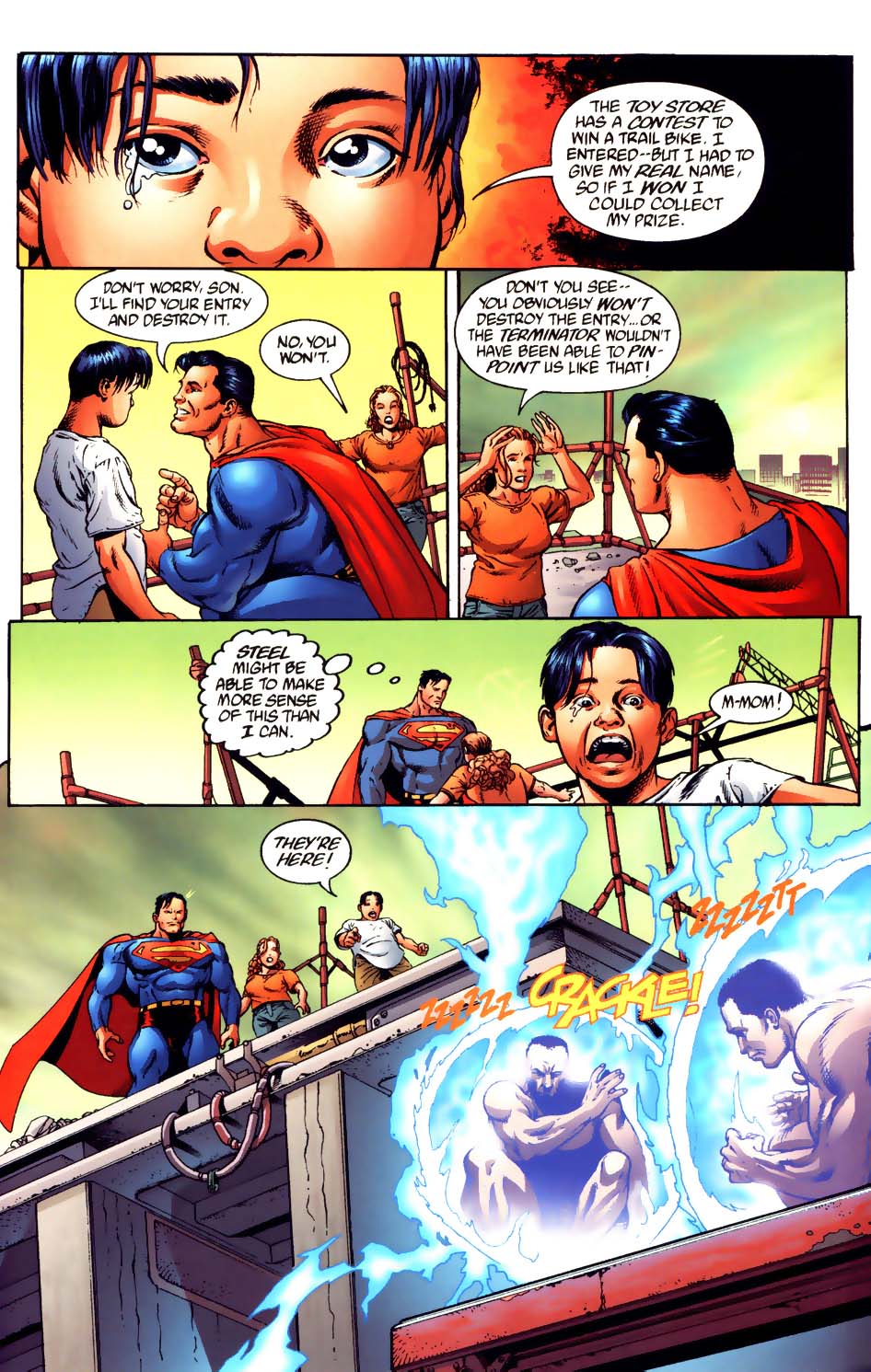 Read online Superman vs. The Terminator: Death to the Future comic -  Issue #1 - 14