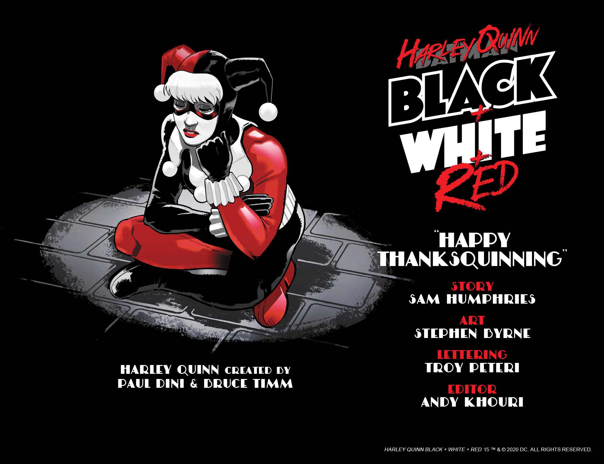 Read online Harley Quinn Black   White   Red comic -  Issue #15 - 2