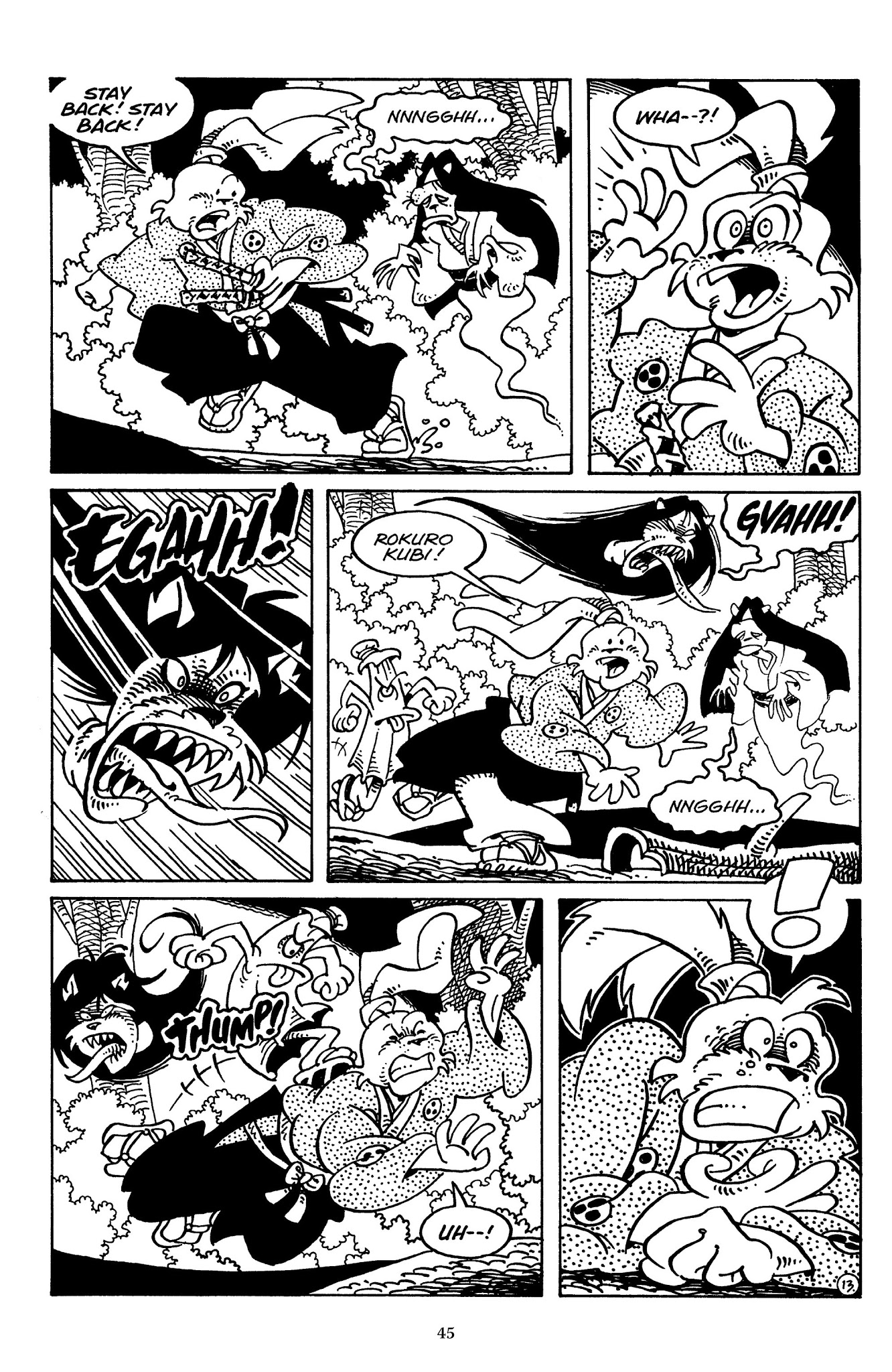 Read online The Usagi Yojimbo Saga comic -  Issue # TPB 3 - 45