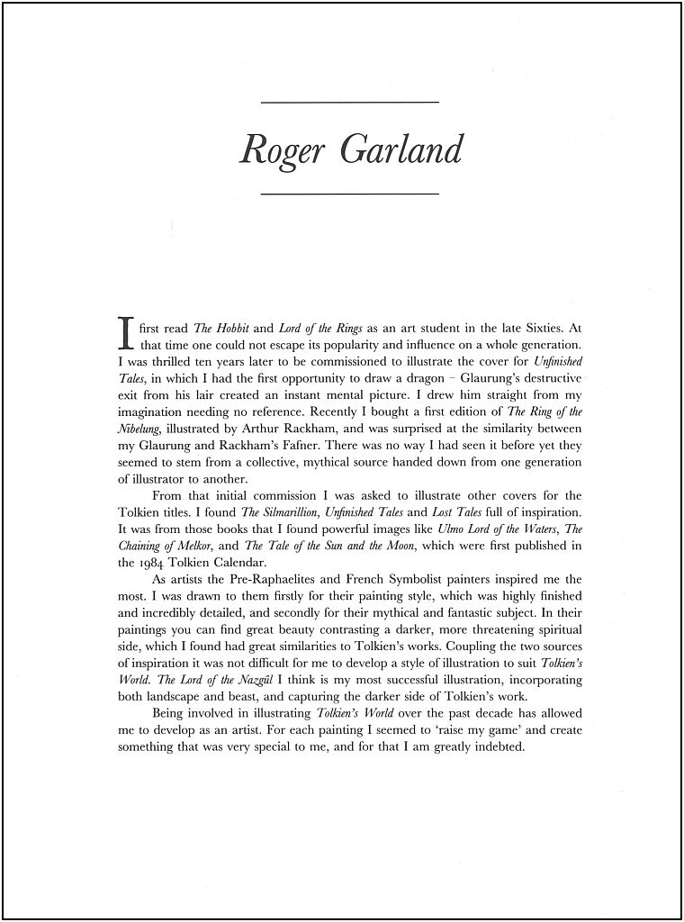 Read online Tolkien's World - Paintings of Middle-Earth comic -  Issue # TPB (Part 2) - 33