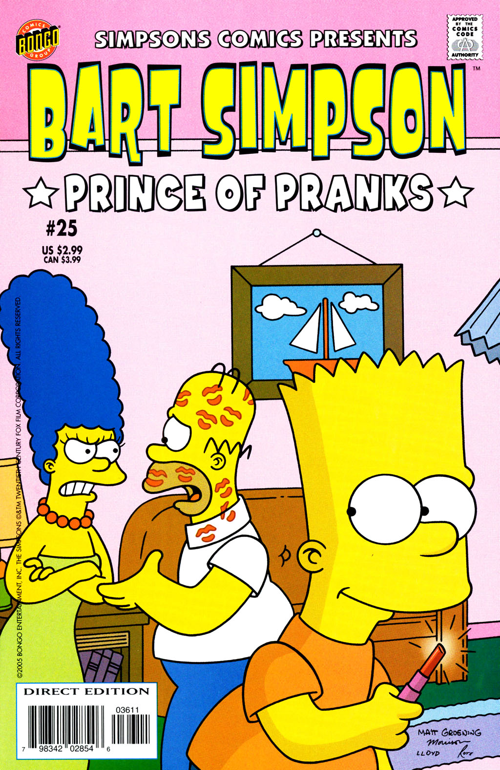 Read online Simpsons Comics Presents Bart Simpson comic -  Issue #25 - 1