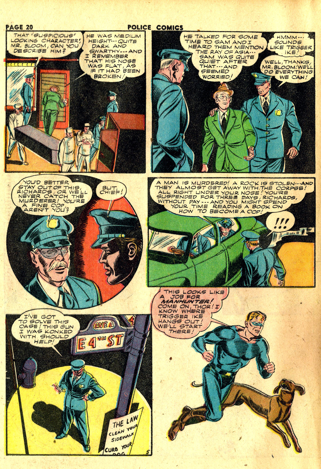 Read online Police Comics comic -  Issue #20 - 22