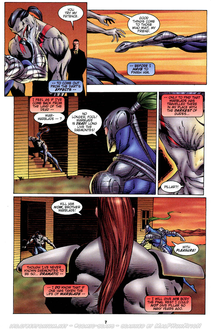 Read online Warblade: Endangered Species comic -  Issue #2 - 7