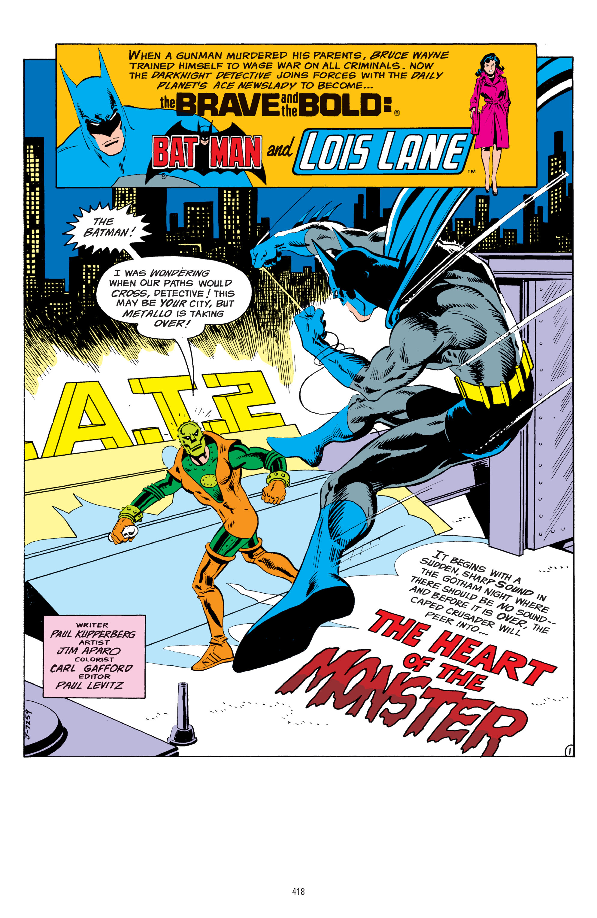 Read online Legends of the Dark Knight: Jim Aparo comic -  Issue # TPB 3 (Part 5) - 15