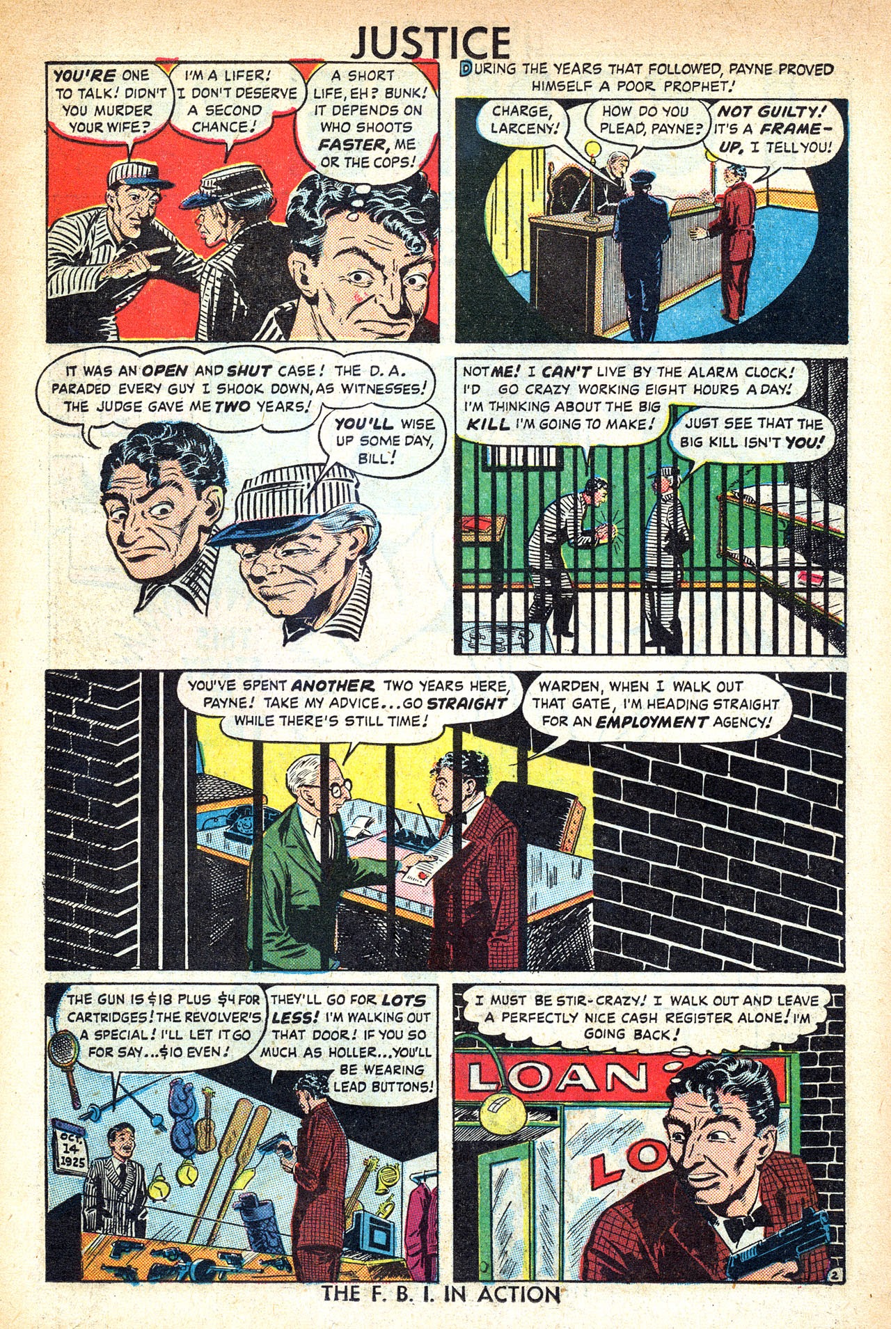 Read online Justice Comics (1947) comic -  Issue #3 - 34