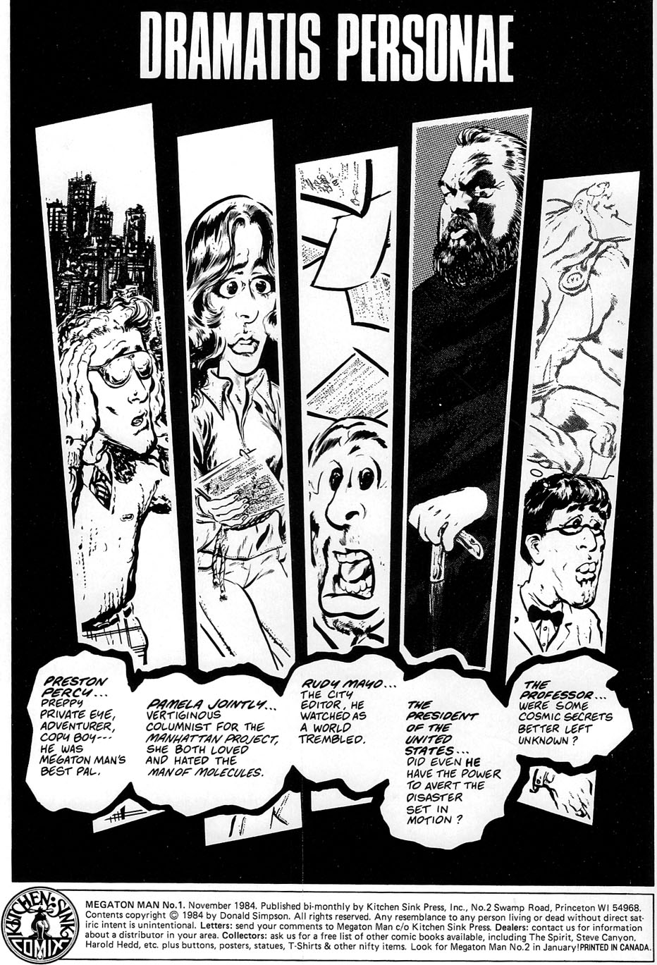 Read online Megaton Man comic -  Issue #1 - 2