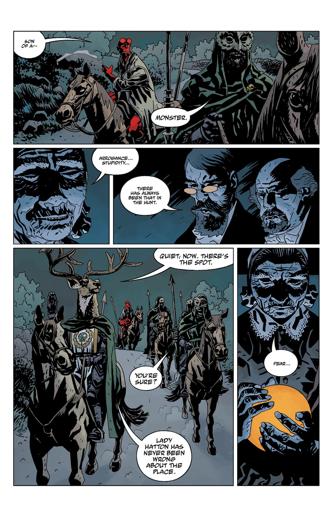 Read online Hellboy: The Wild Hunt comic -  Issue # TPB - 31
