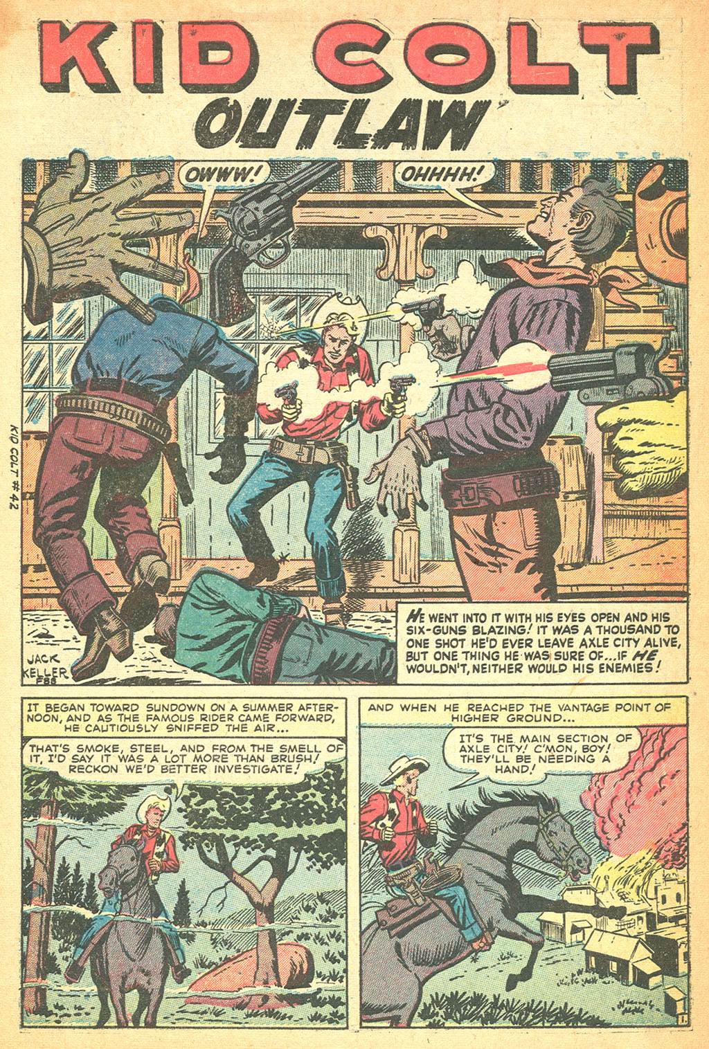 Read online Kid Colt Outlaw comic -  Issue #42 - 3