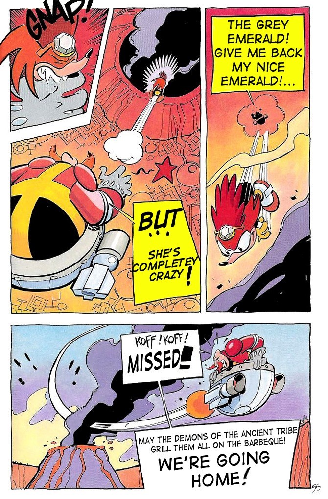 Read online Sonic Adventures: Dans Les Griffes De Robotnik comic -  Issue # Full - 58