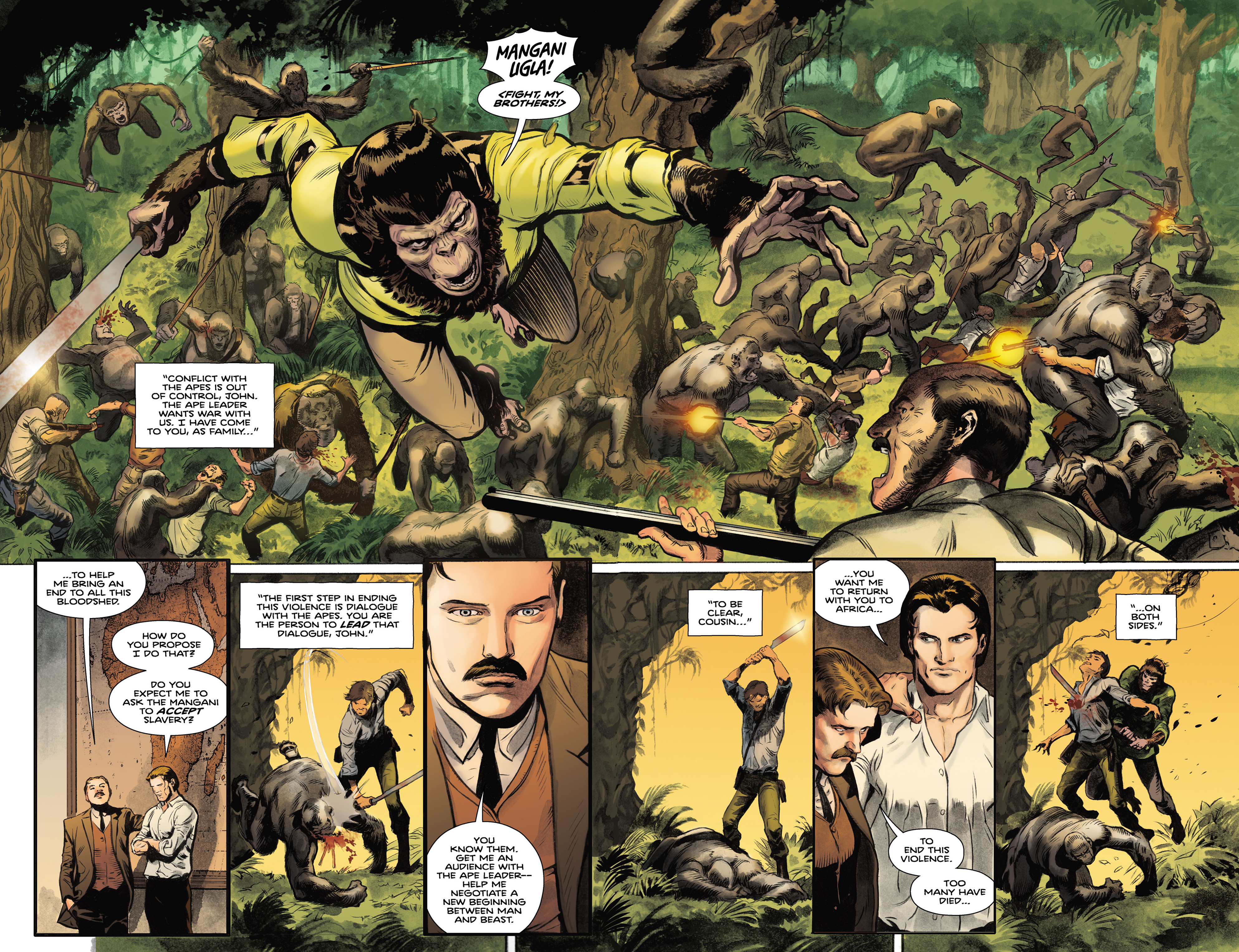 Read online Tarzan On the Planet of the Apes comic -  Issue #2 - 6