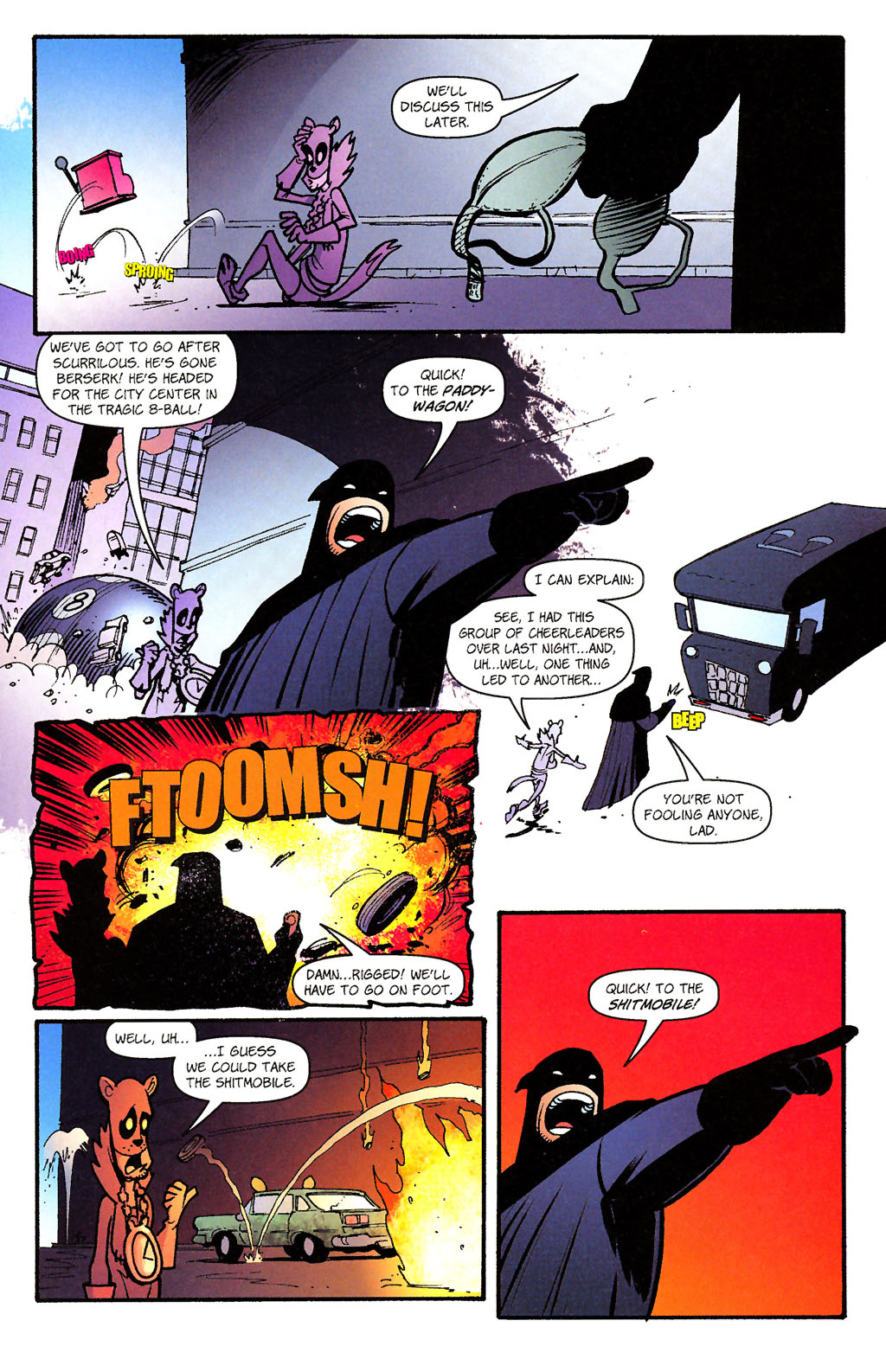 Read online Paul Jenkins' Sidekick comic -  Issue #4 - 19