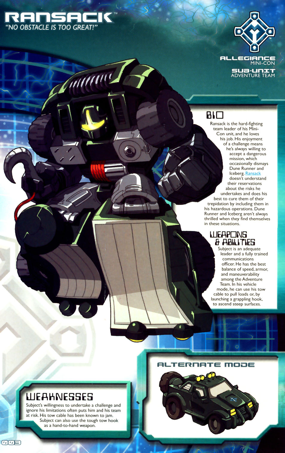 Read online More Than Meets The Eye: Transformers Armada comic -  Issue #1 - 7