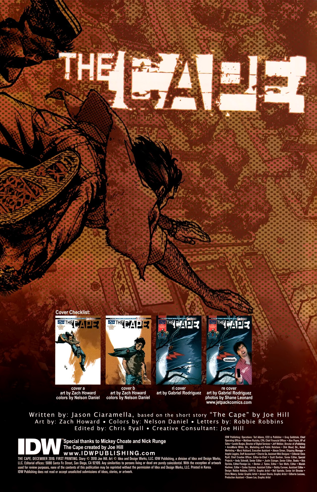 Read online The Cape (2010) comic -  Issue # Full - 3
