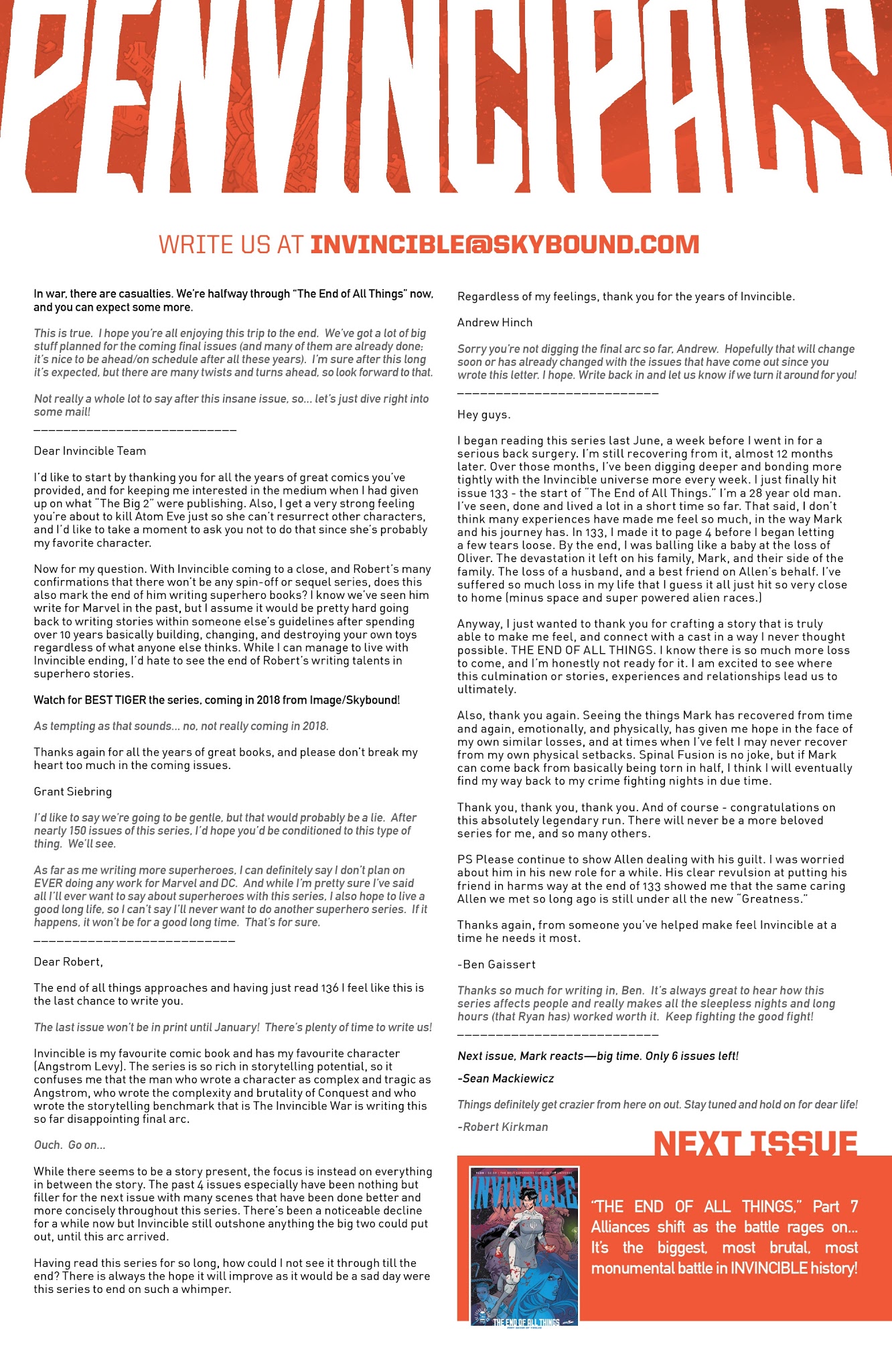 Read online Invincible comic -  Issue #138 - 21