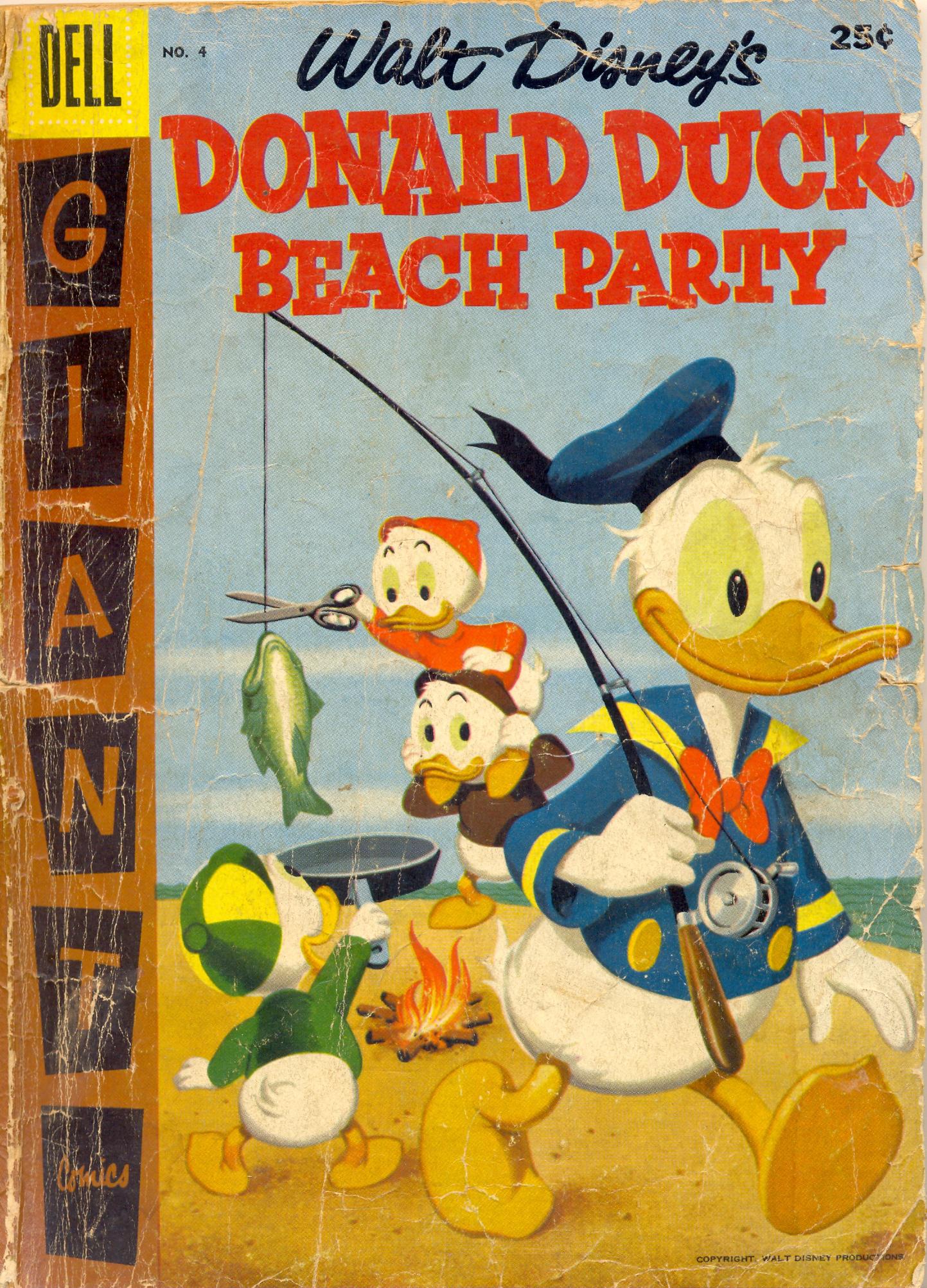 Read online Donald Duck Beach Party comic -  Issue #4 - 1