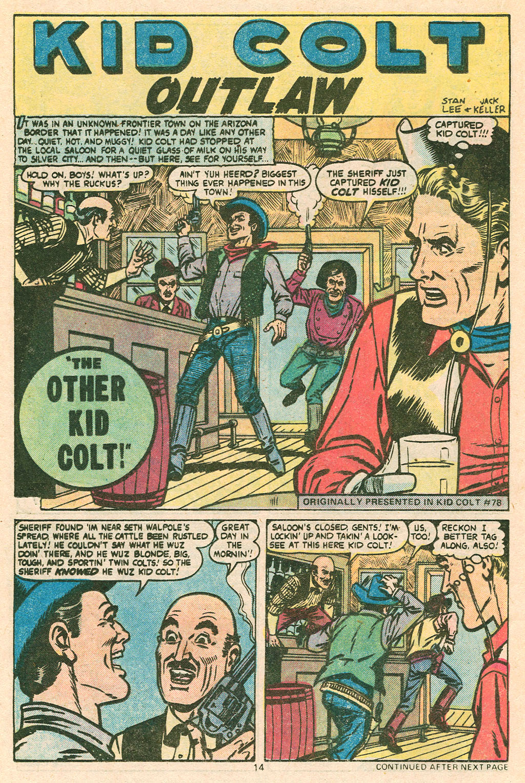 Read online Kid Colt Outlaw comic -  Issue #225 - 16