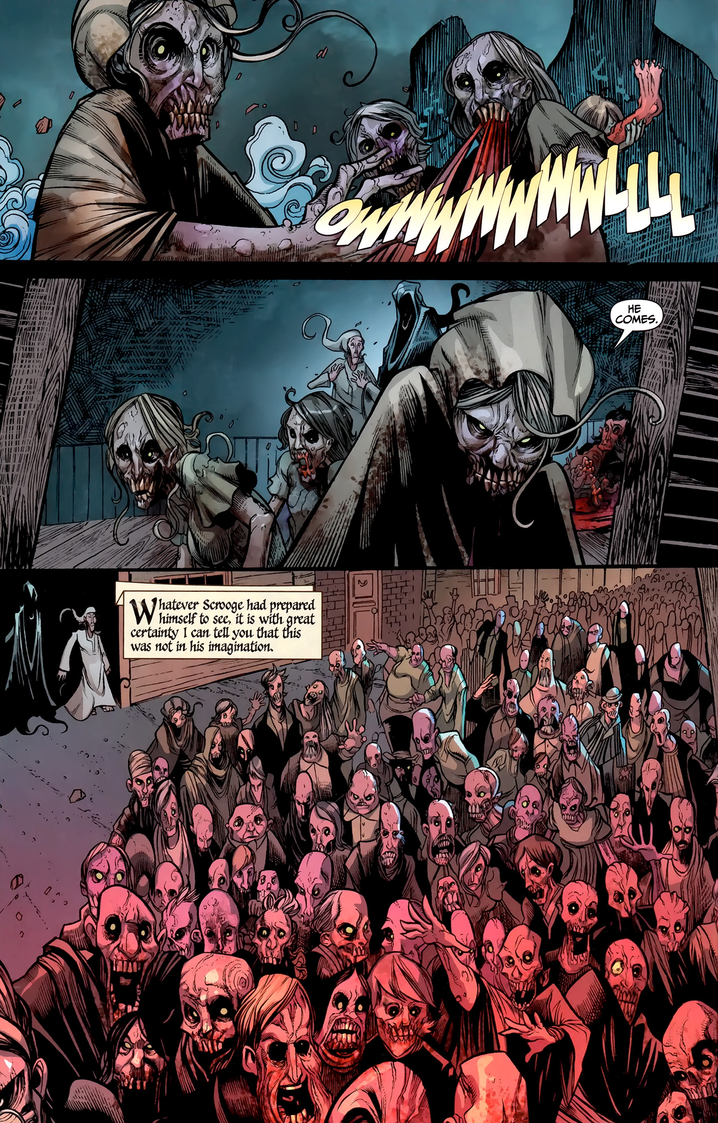 Read online Zombies Christmas Carol comic -  Issue #4 - 14
