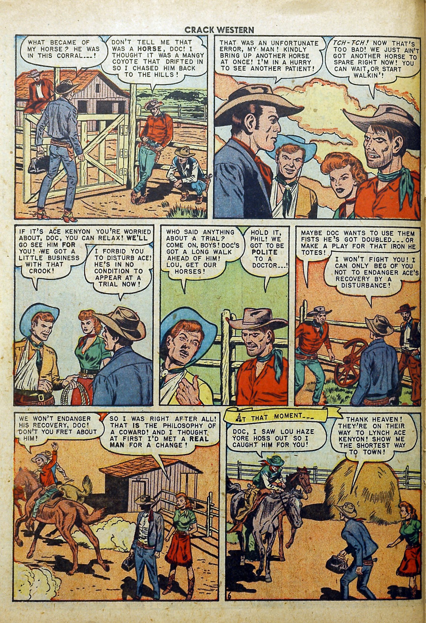 Read online Crack Western comic -  Issue #69 - 38