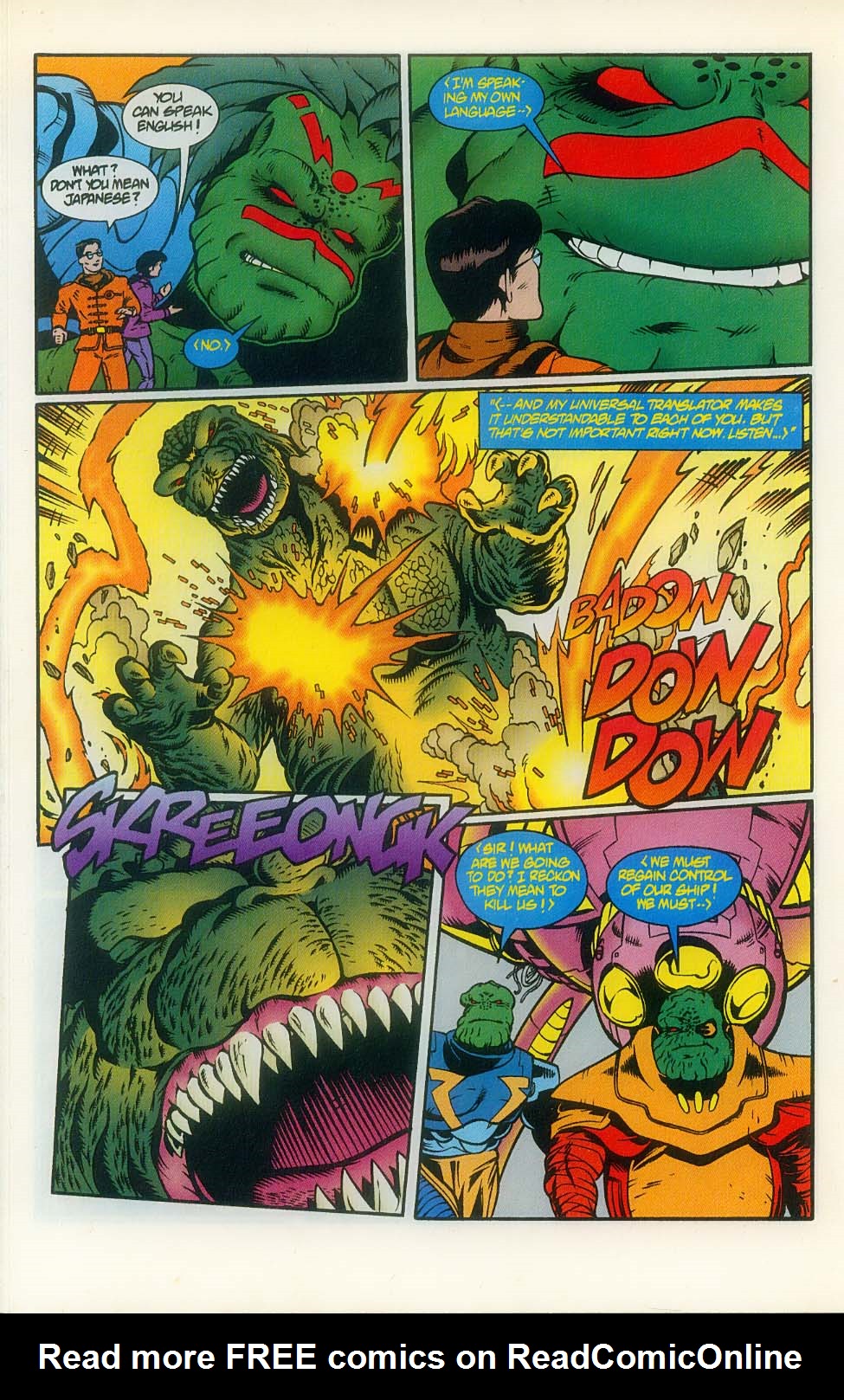 Read online Godzilla (1995) comic -  Issue #8 - 18