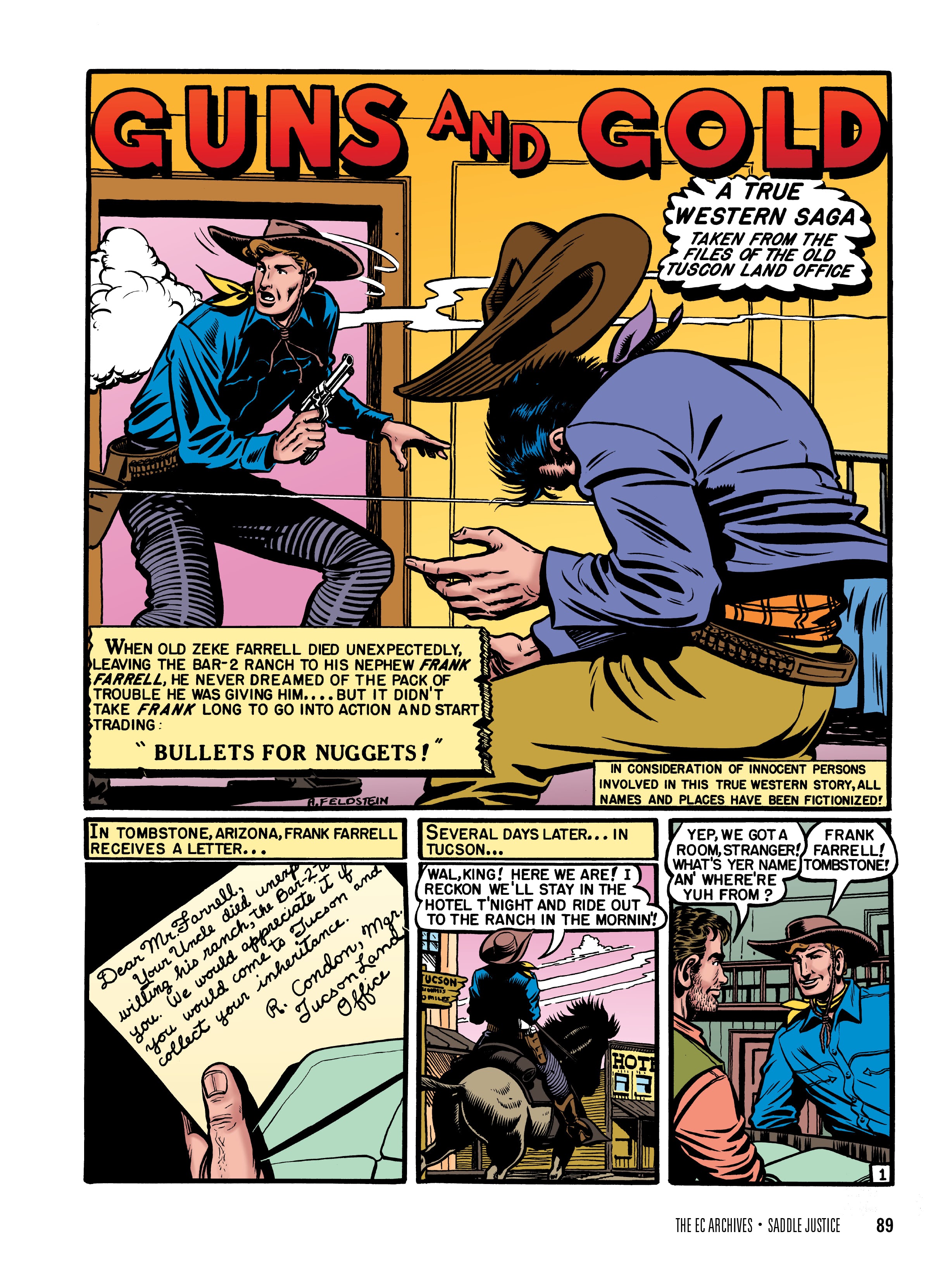Read online The EC Archives: Saddle Justice comic -  Issue # TPB (Part 1) - 91