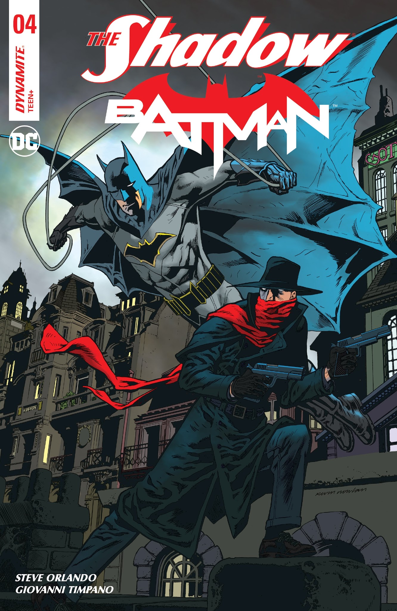 Read online The Shadow/Batman comic -  Issue #4 - 1