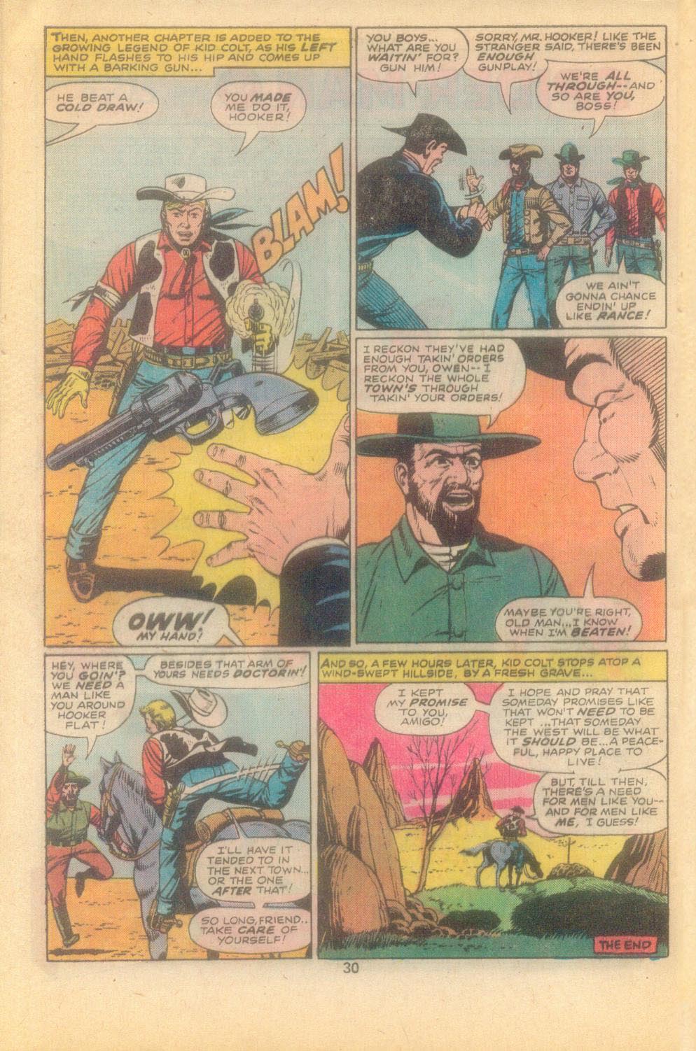 Read online Kid Colt Outlaw comic -  Issue #205 - 32
