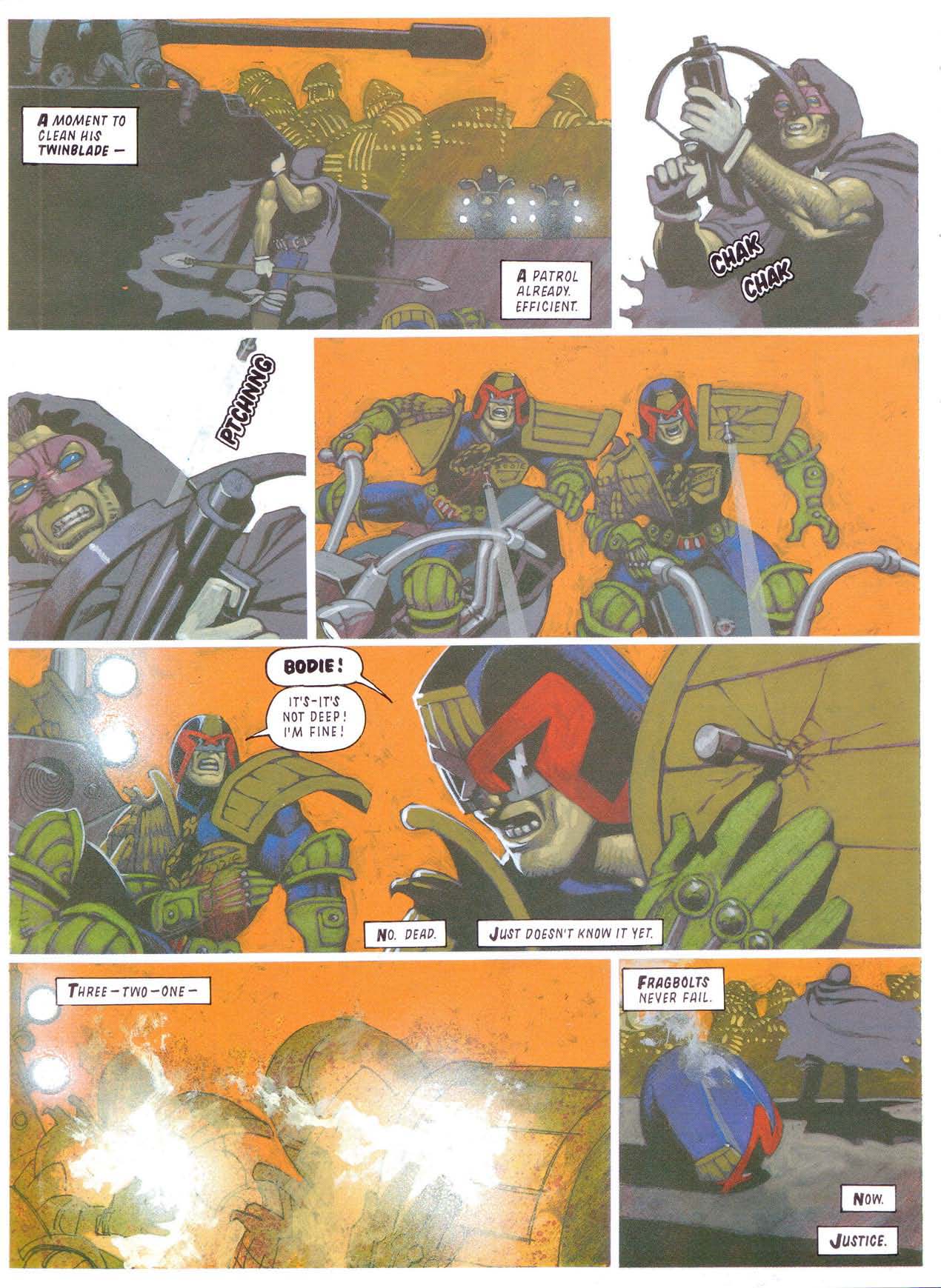 Read online Judge Dredd: Goodnight Kiss comic -  Issue # TPB - 12