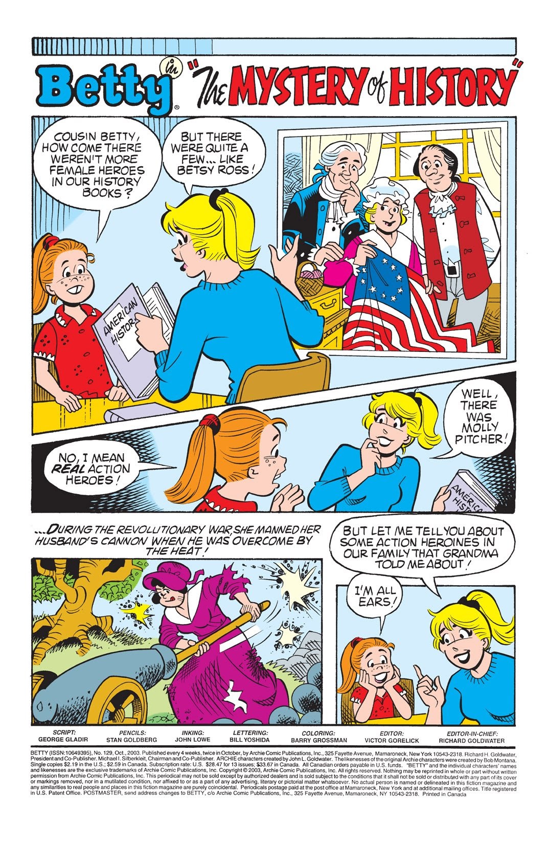 Read online Betty comic -  Issue #129 - 2