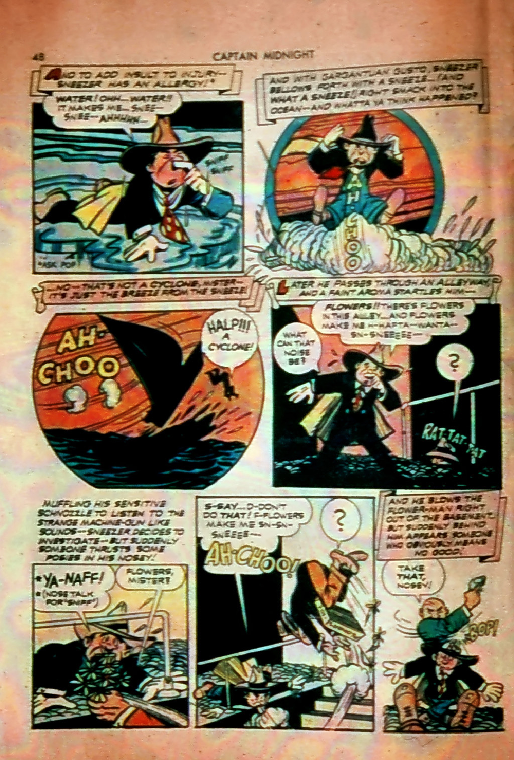 Read online Captain Midnight (1942) comic -  Issue #1 - 48